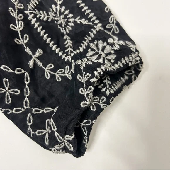 Johnny Was Peaches All Over Embroidered Pants Joggers Pete & Greta (size M) - Picture 7 of 13